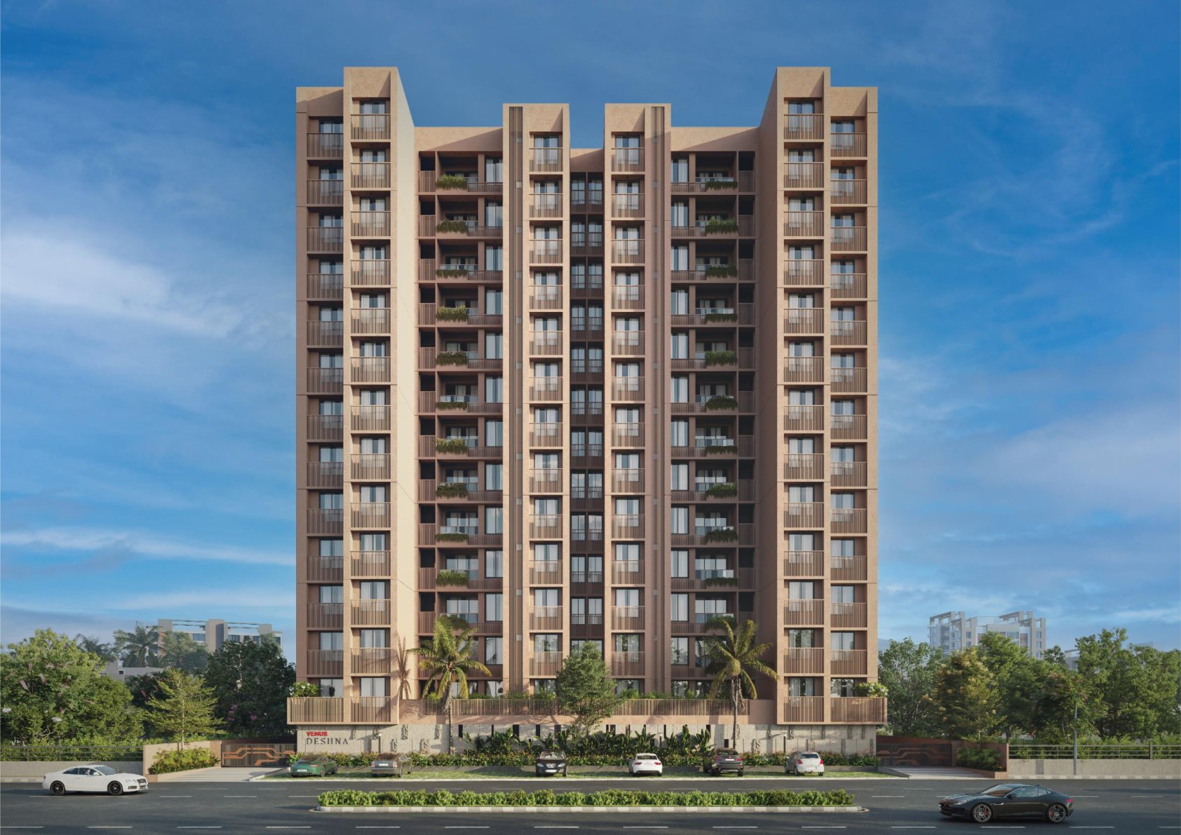 Venus Deshna tower elevation
